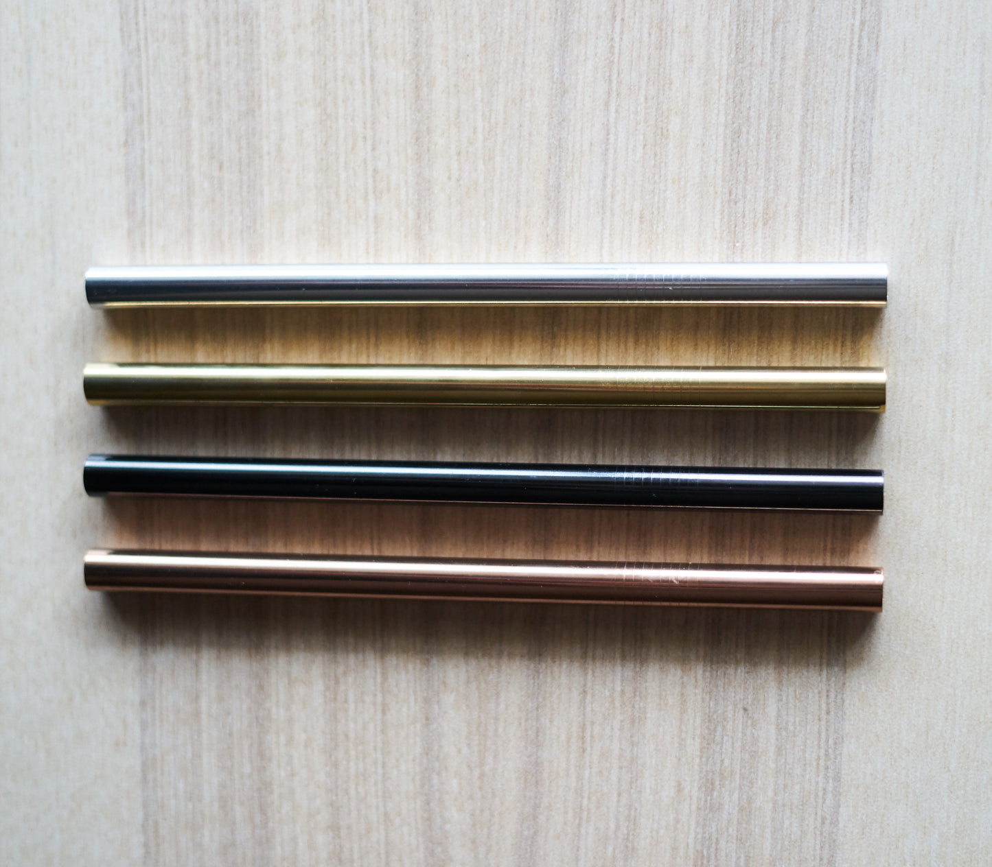 10x Stainless Steel Smoothie Straws with 3x Cleaning Brushes