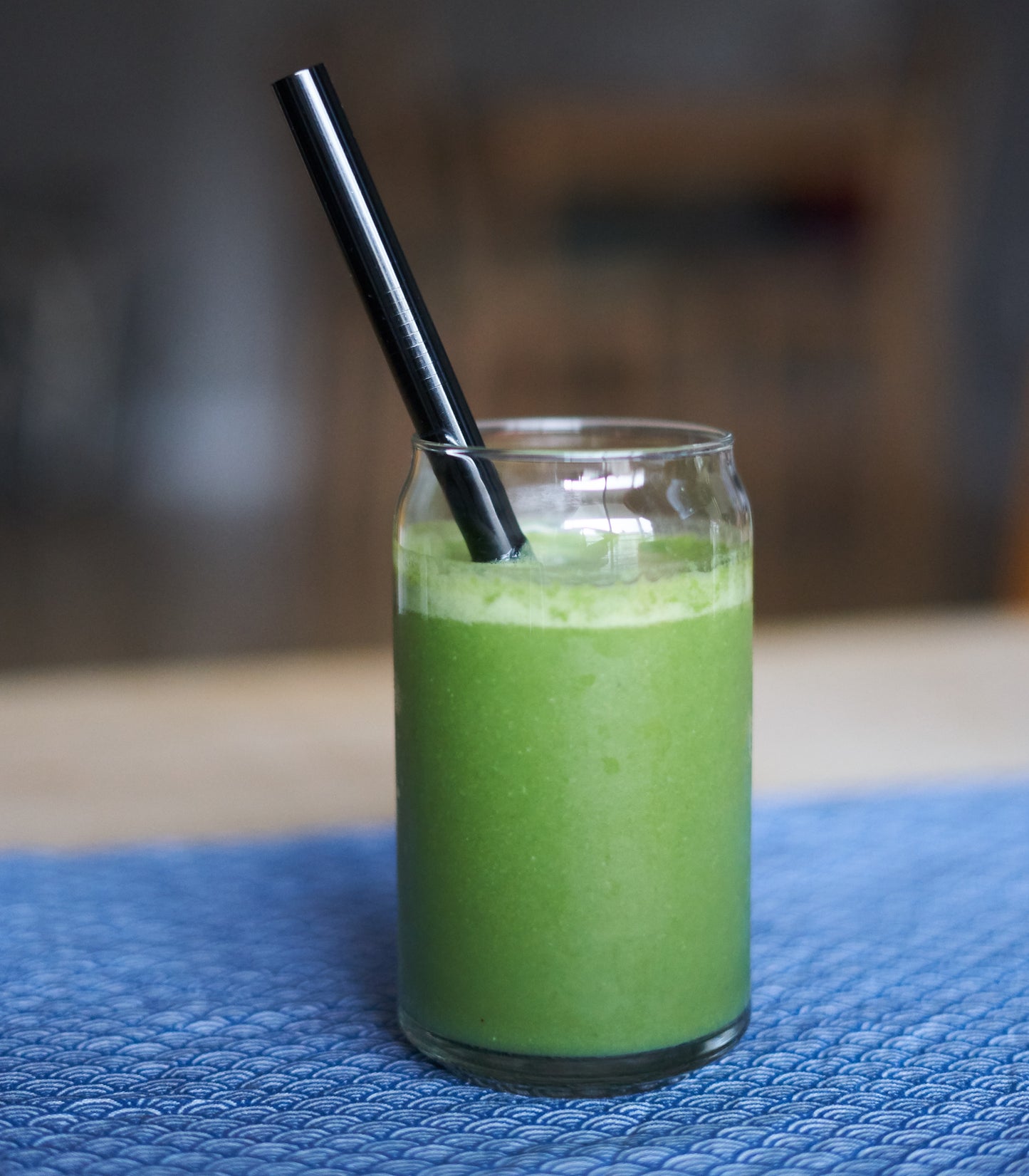 2x Stainless Steel Smoothie Straws with 1x Cleaning Brush