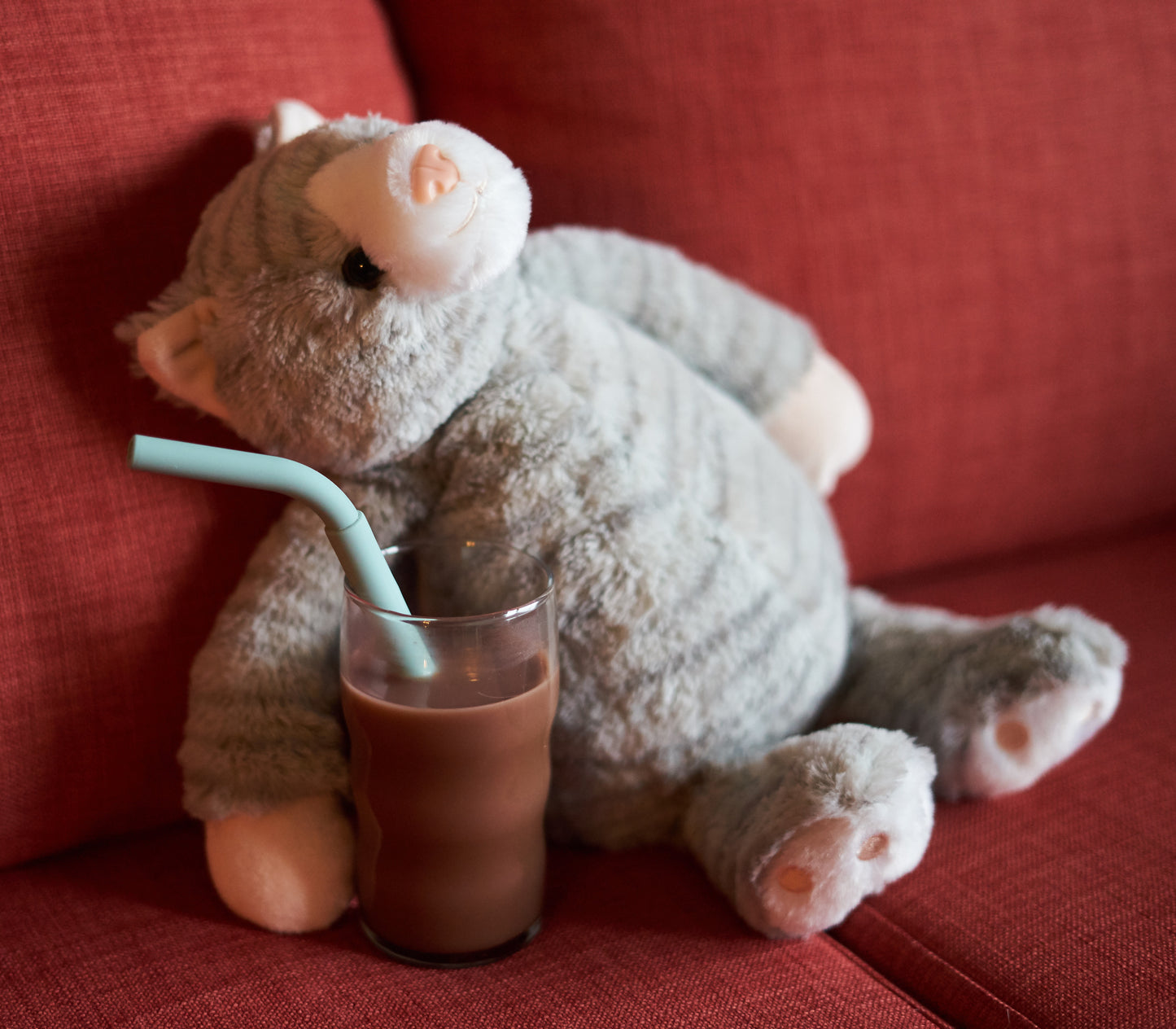 2x Children's Silicone Straws with 2x Cleaning Brushes
